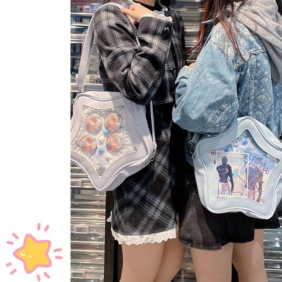 8085 Ita Bag Kawaii Star-Shaped Backpack – Large Capacity Waterproof